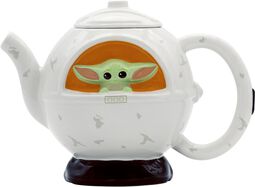 The Mandalorian -  Grogu spaceship teapot, Star Wars, Czajnik