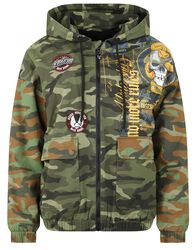 Camouflage jacket, Rock Rebel by EMP, Kurtka przejściowa