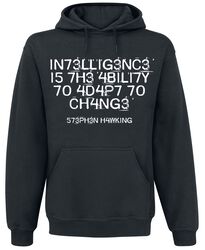 Intelligence Is The Ability To Adapt To Change, Slogans, Bluza z kapturem
