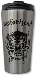 Travel Mug - Motörhead Stainless Steel - Everything Louder Than Everything Else, Motörhead, Kubek termiczny