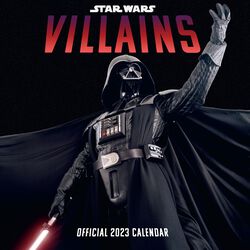Villains - 2023 wall calendar, Star Wars, Kalendarz ścienny