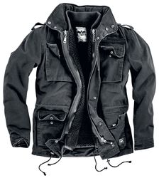 Army Field Jacket, Black Premium by EMP, Kurtka zimowa