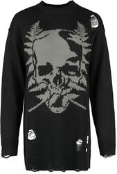 Cause Fear Knitted Jumper, KIHILIST by KILLSTAR, Sweter