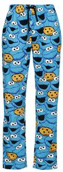 Cookie Monster - Face, Ulica Sezamkowa, Spodnie od pidżamy