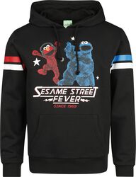 Sesame Street Fever - Elmo and Cookie monster, Ulica Sezamkowa, Bluza z kapturem