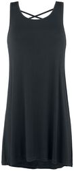 Lace Back Top, Black Premium by EMP, Sukienka krótka