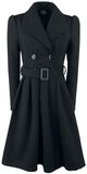 Black Vintage Swing Coat, H&R London, Płaszcz