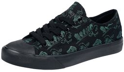 Sneakers with Butterfly Print, Gothicana by EMP, Buty sportowe