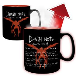 Kira and Ryuk - Mug with thermal effect, Death Note, Kubek