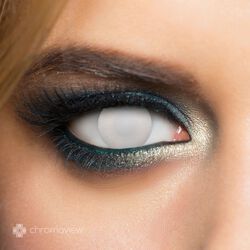 Chromaview Blind White Daily Disposable Contact Lenses, Chromaview, Soczewki ozdobne