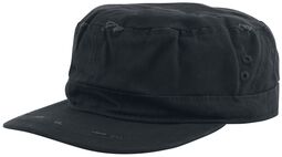 Vintage Army Cap, Black Premium by EMP, Czapka