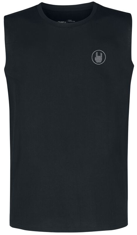 Tank top with rock hand