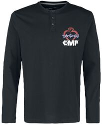 Long-sleeved top with EMP print, EMP Stage Collection, Longsleeve