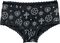 Set of three pairs of underwear with witchy prints