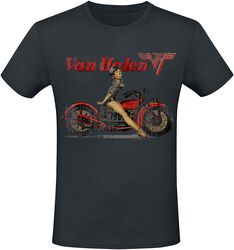 Pinup Motorcycle, Van Halen, T-Shirt