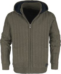 Knitwear hoodie, Black Premium by EMP, Kurtka przejściowa