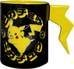 Pikachu lightning - 3D mug, Pokémon, Kubek