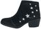 Suede boots with stars