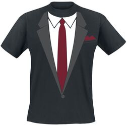 Jacket with Tie, Alcohol & Party, T-Shirt