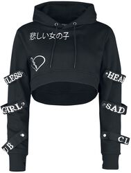 Sad girl club hoodie, Heartless, Bluza z kapturem
