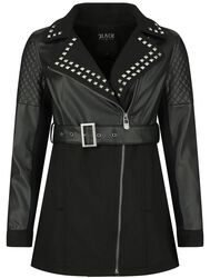 Faux leather jacket, Black Premium by EMP, Kurtka przejściowa