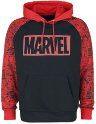 Logo, Marvel, Bluza z kapturem