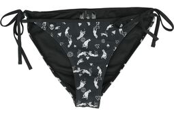 Bikini Bottom with mystical print, Gothicana by EMP, Dół bikini