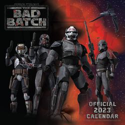 Bad Batch - 2023 wall calendar, Star Wars, Kalendarz ścienny