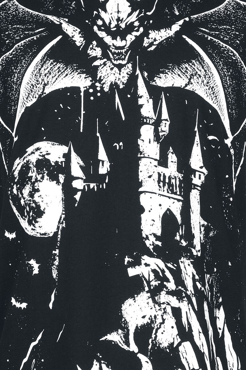 Gothicana by EMP Donna Abito Nero con Lacci L