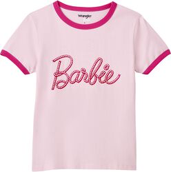 Barbie Slim Ringer T-shirt, Wrangler, T-Shirt