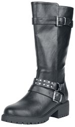 Boots with buckles and studs, Rock Rebel by EMP, Buty