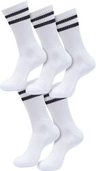 Double Stripe Socks 5-Pack, Urban Classics, Skarpetki