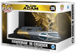 Hawkman in cruiser (Pop! Ride Super Deluxe) vinyl figurine no. 286, Black Adam, Funko Pop!