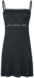 Nightgown with lace, Black Premium by EMP, Koszula nocna