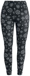 Leggings with all-over print, Gothicana by EMP, Legginsy