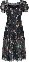 Night Garden Print Midi Dress, Jawbreaker, Sukienka Medium