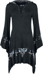 Gothicana X Anne Stokes -  Short dragon dress, Gothicana by EMP, Sukienka krótka