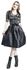 Black Dirndl with Lace Blouse and Rockhand Apron