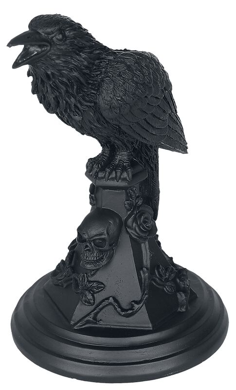 Black Raven candleholder