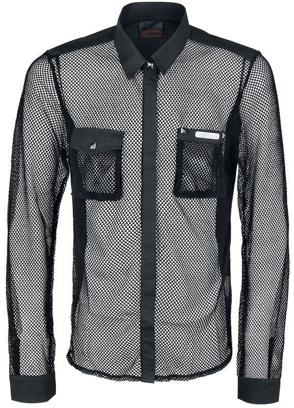 Mesh Shirt with Chest Pockets