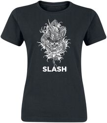Dragon Skull Sketch, Slash, T-Shirt