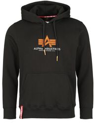 Basic hoodie rubber, Alpha Industries, Bluza z kapturem