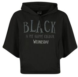 Wednesday - Black is my happy colour, Wednesday, Bluza z kapturem
