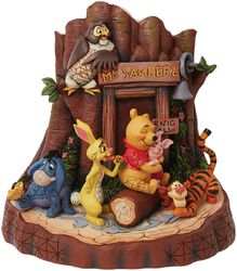 Winnie and Friends - Carved by Heart Collection, Kubuś Puchatek, Statua
