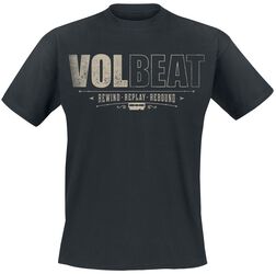 Distressed Logo, Volbeat, T-Shirt