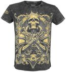 Skull King Lava Shirt, Black Premium by EMP, T-Shirt