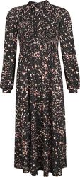 Shirred bust ditsy floral shirt midi dress, QED London, Sukienka Medium