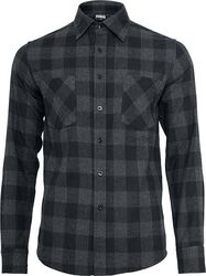 Checked Flannel Shirt, Urban Classics, Koszula z długim rękawem