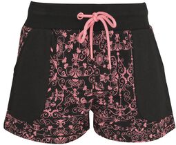 Shorts with pink decorations, RED by EMP, Krótkie spodenki