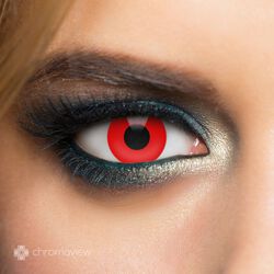 Chromaview Red Vampire Daily Disposable Contact Lenses, Chromaview, Soczewki ozdobne